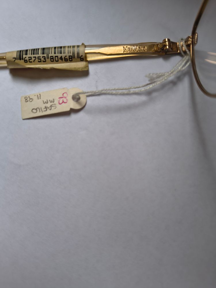 Montatura Maxmara Gold Metal Eyeglasses image 4